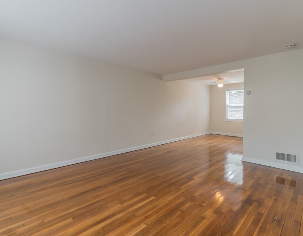 Hard flooring at West Gate Townhomes in New Haven, Connecticut