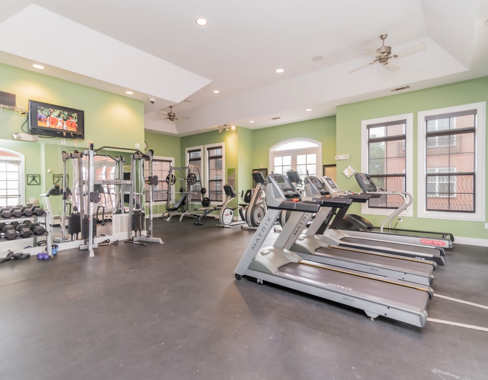 Fitness Center at Westville Village Apartments in New Haven, Connecticut