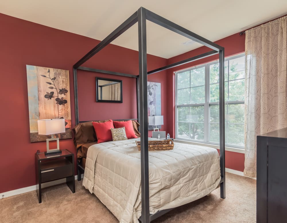 Bedroom at Westville Village Apartments in New Haven, Connecticut