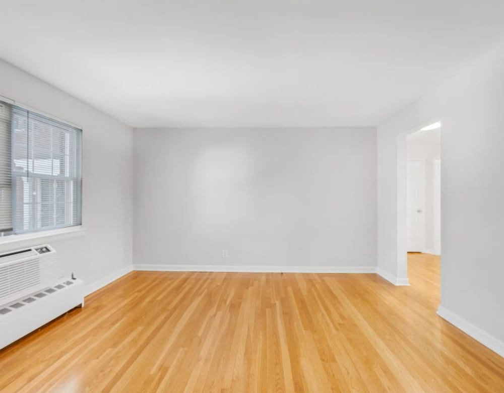 Spacious room with white walls at Eagle Rock Apartments at Maplewood in Maplewood, New Jersey