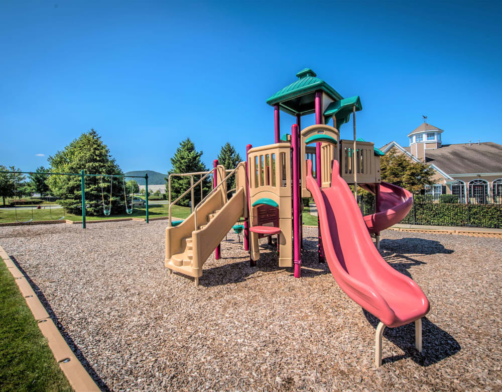 Onsite children's playground at Eagle Rock Apartments at Fishkill in Fishkill, New York