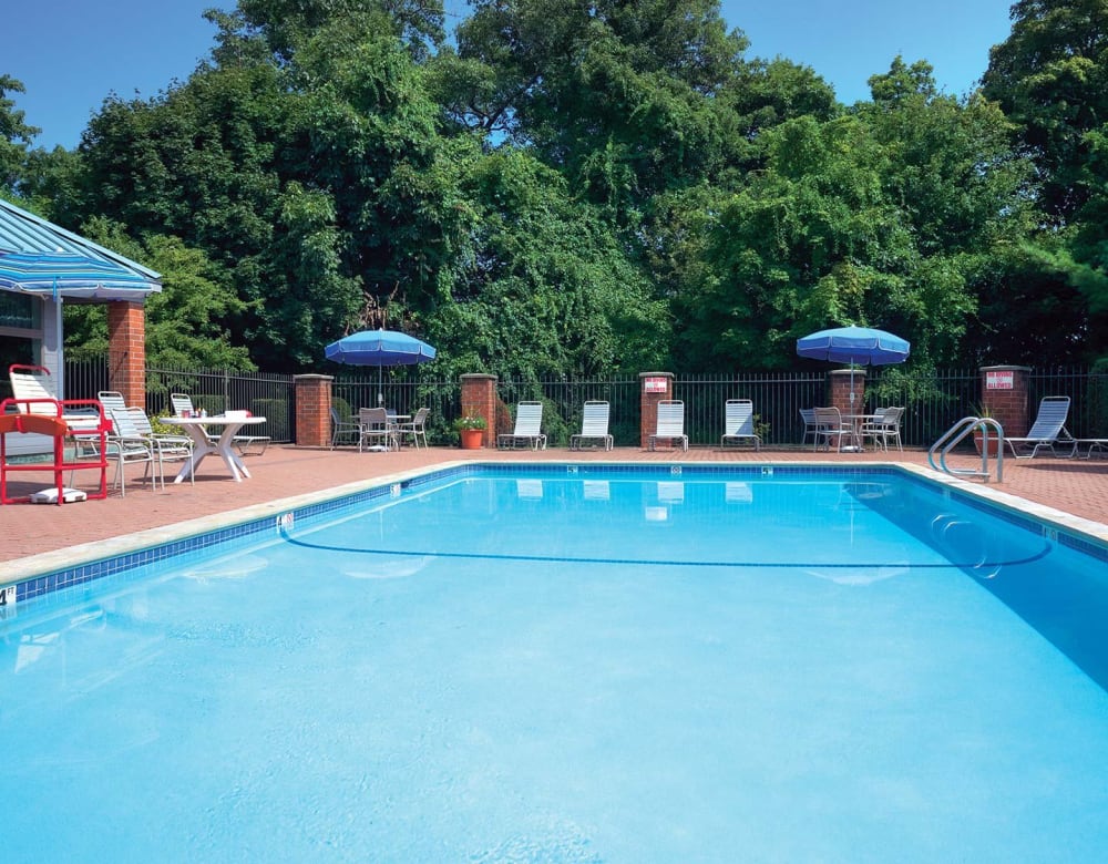 Refreshing and relaxing swimming pool at Eagle Rock Apartments at Swampscott in Swampscott, Massachusetts