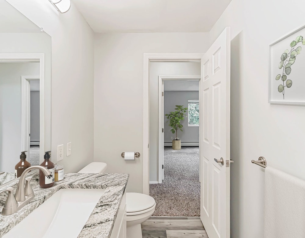 Enjoy our Newly Updated Apartments Bathroom at Park Village West