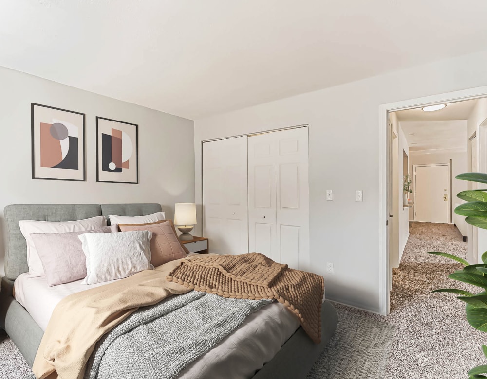 Enjoy our Newly Updated Apartments Bedroom at Park Village West