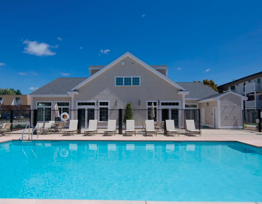 Our Modern Apartments in Westborough, Massachusetts showcase a Swimming Pool