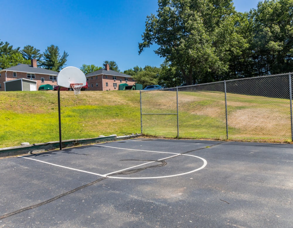 Great for entertaining Basketball Court at Apartments in Nashua, New Hampshire
