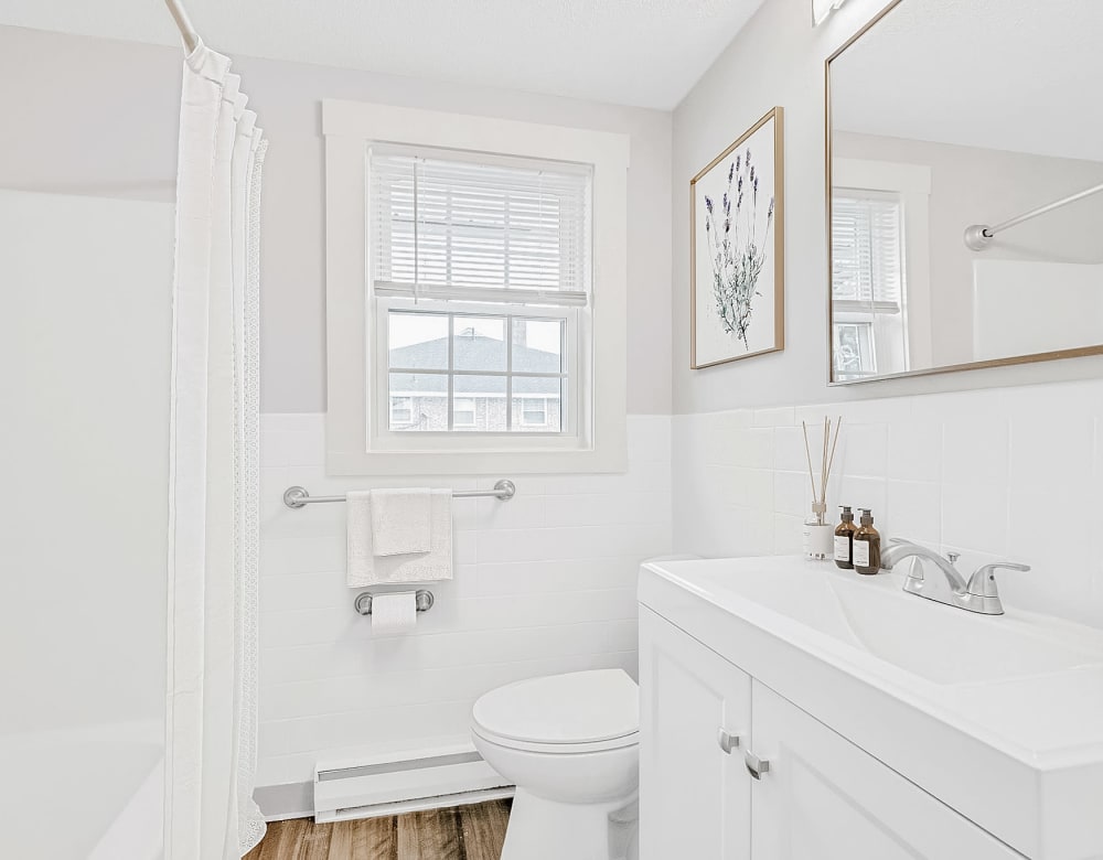 Eagle Rock Apartments at Nashua offers a Bathroom in Nashua, New Hampshire