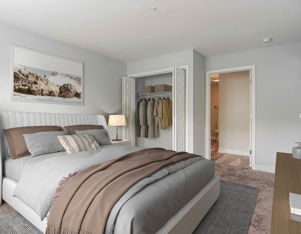 Modern Apartments with a Bedroom at Eagle Rock Apartments & Townhomes at Rensselaer