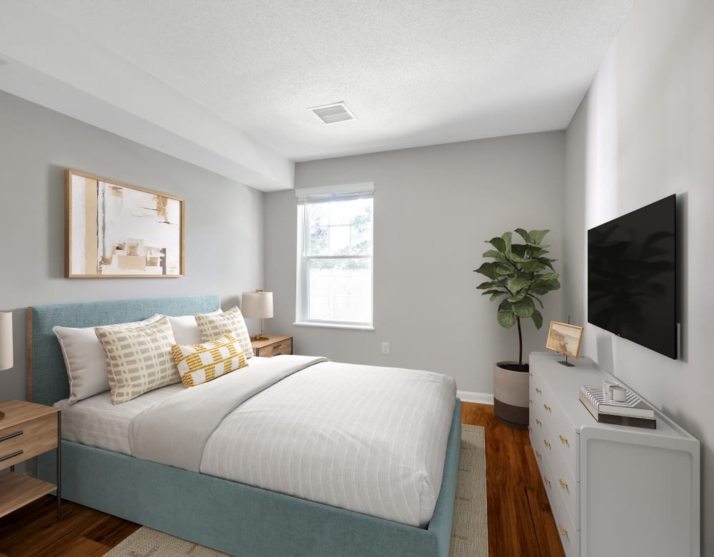 Cozy Bedroom at Bay Ridge at Nashua Apartments in Nashua, New Hampshire