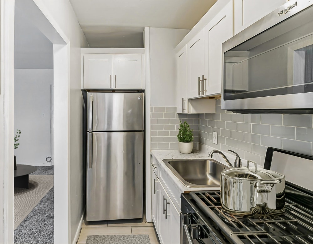 Our Beautiful Apartments in Freeport, New York showcase a Kitchen