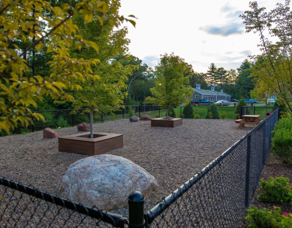 Enjoy our Luxury Apartments Dog Park at Highcroft Apartment Homes