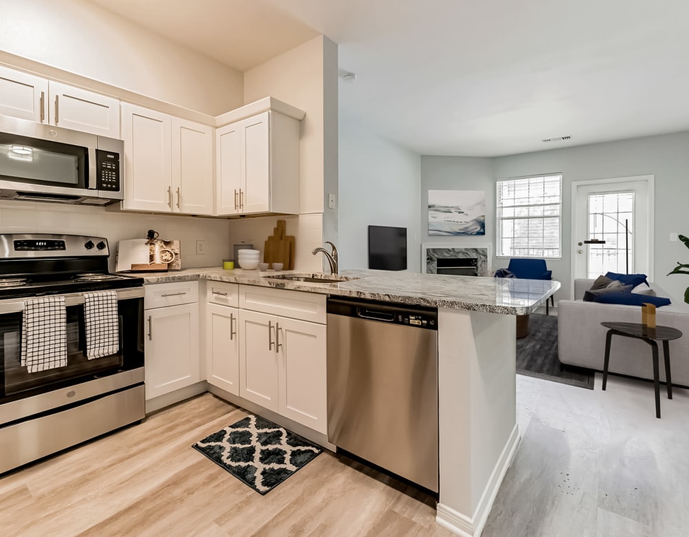 Beautiful Kitchen and Dining Area at Eagle Rock Apartments at Fishkill in Fishkill, New York