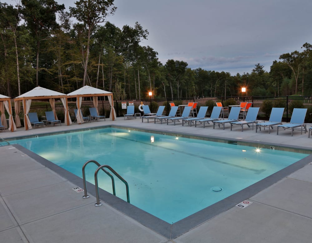 Unique Swimming Pool at Highcroft Apartment Homes in Simsbury, Connecticut