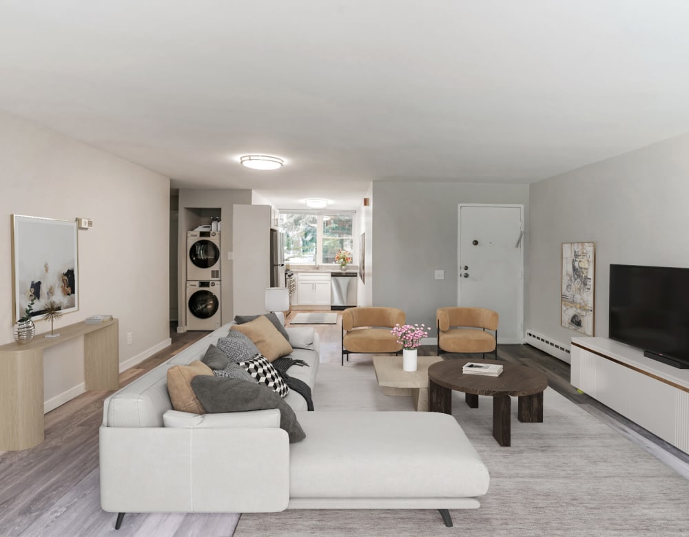 Our Luxury Apartments in Philadelphia, Pennsylvania showcase a Living Room