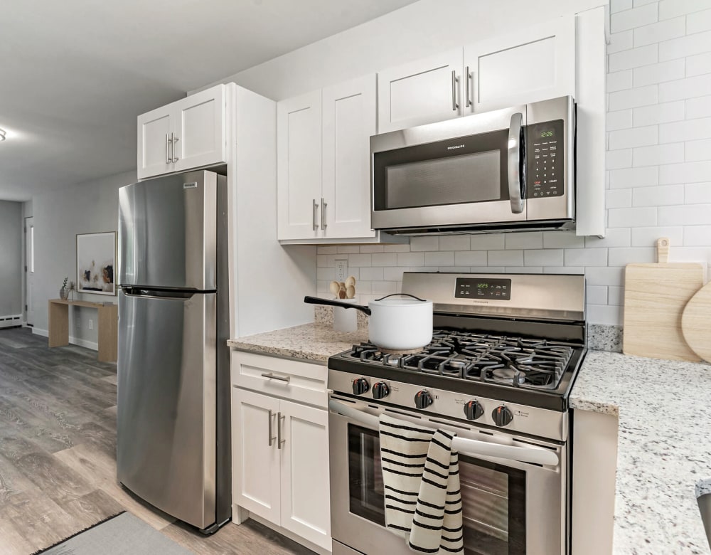 Modern Apartments with a Kitchen at Cherokee Apartments