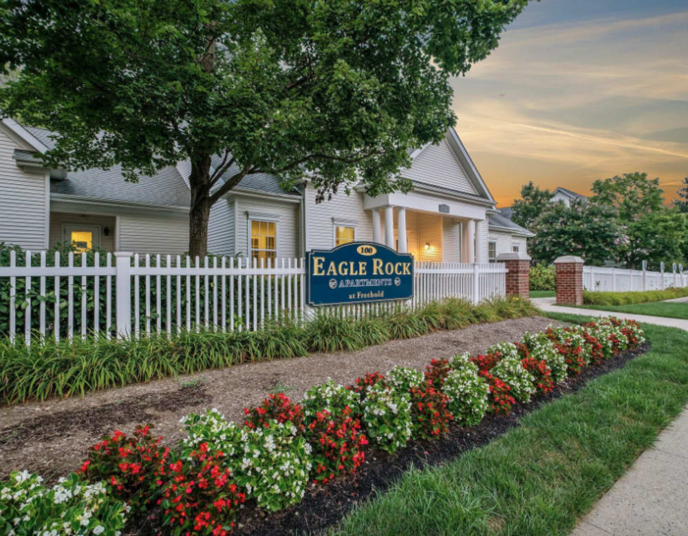 Front house view at Eagle Rock Apartments at Freehold in Freehold, New Jersey