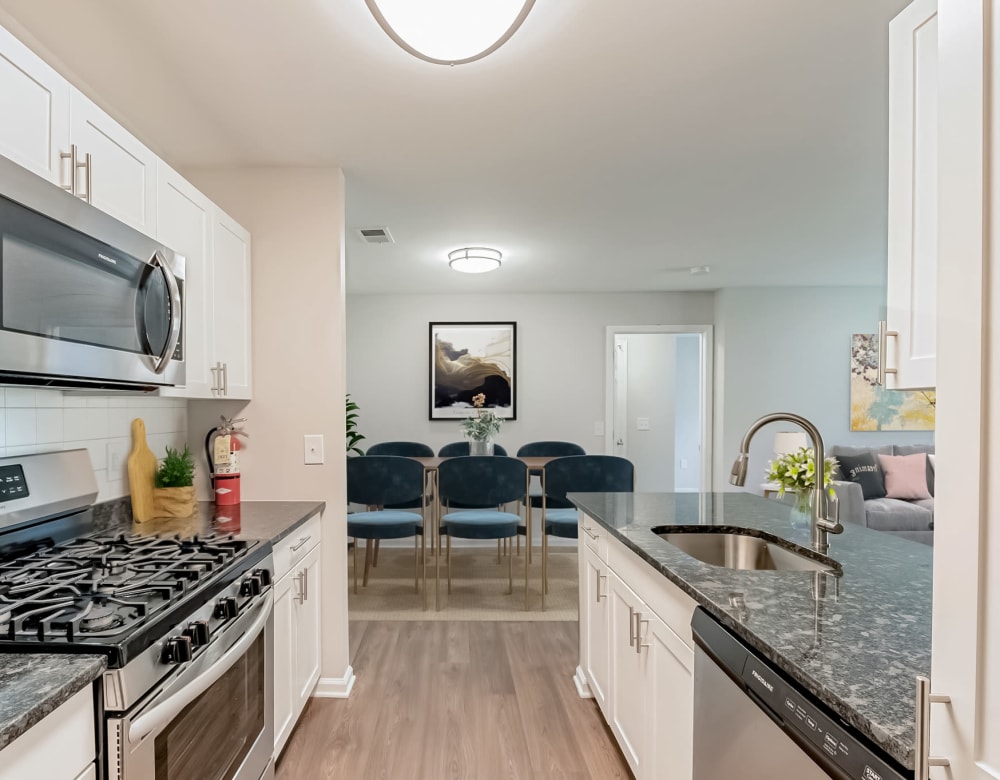 Beautiful kitchen at Eagle Rock Apartments at Freehold in Freehold, New Jersey