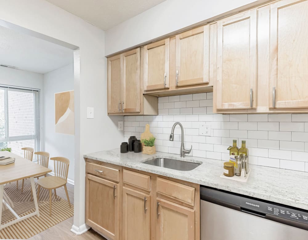 kitchen at Ramblewood Village Apartments in Mount Laurel, New Jersey