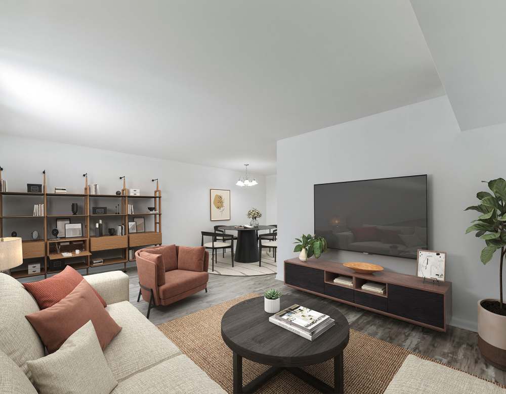 living room at Mountain View Terrace in Latham, New York