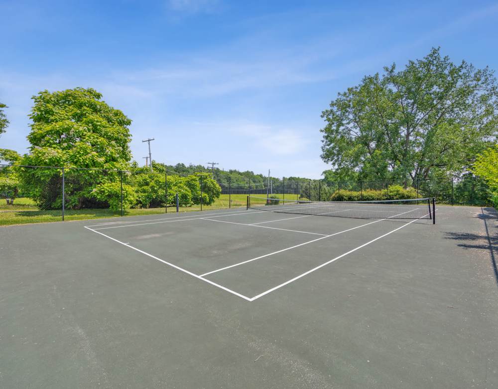 tennis court at Mountain View Terrace in Latham, New York