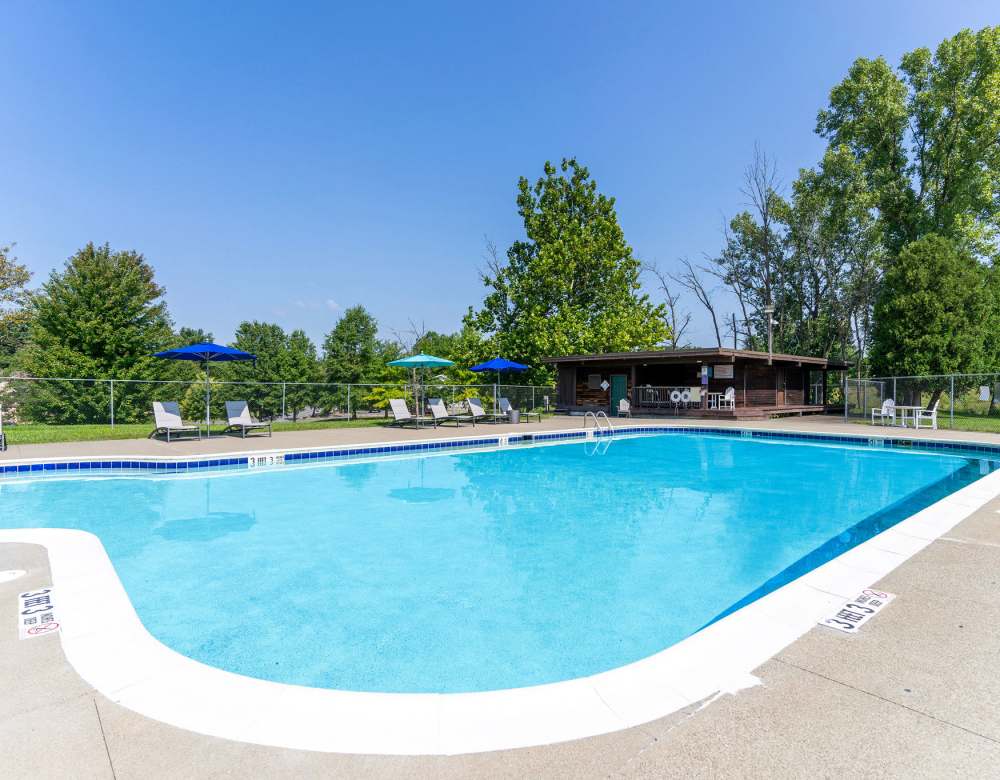 Fascinating Swimming Pool at Lake Shore Park Apartments in Watervliet, New York