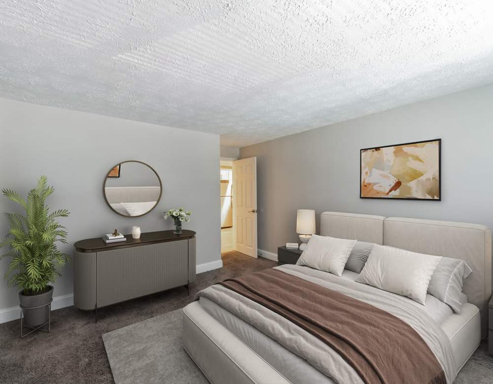 Spacious Bedroom at Eagle Rock Apartments at Manchester in Manchester, New Hampshire