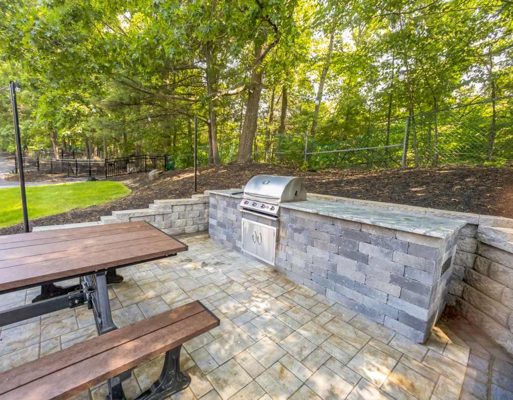 Grilling Station at Eagle Rock Apartments at Manchester in Manchester, New Hampshire