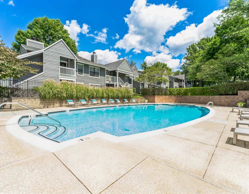 Swimming pool at Eagle Rock Apartments at Columbia in Columbia, Maryland