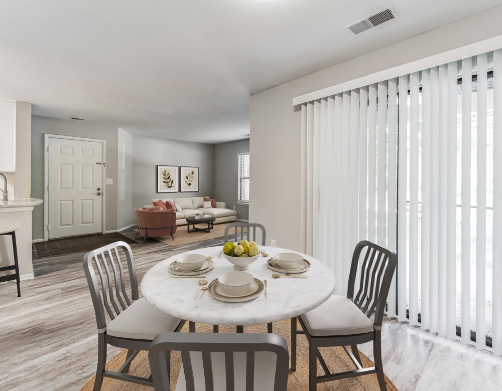 Dining area at Eagle Rock Apartments at Columbia in Columbia, Maryland