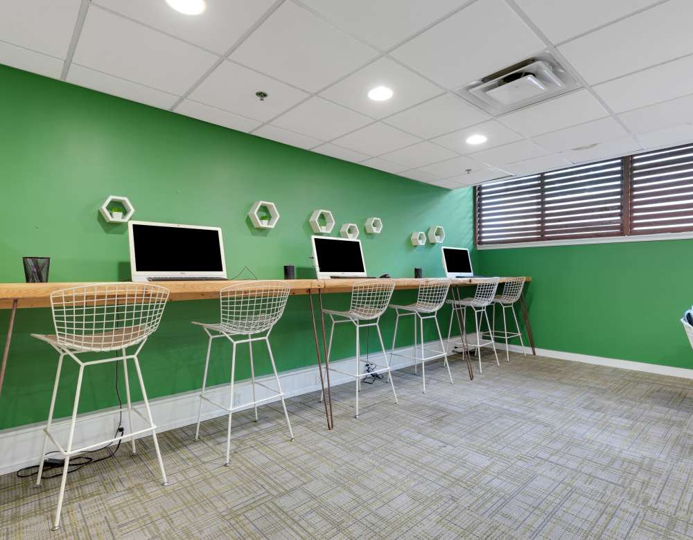 Community clubhouse and computer room at Chestnut Hill Tower in Philadelphia, Pennsylvania