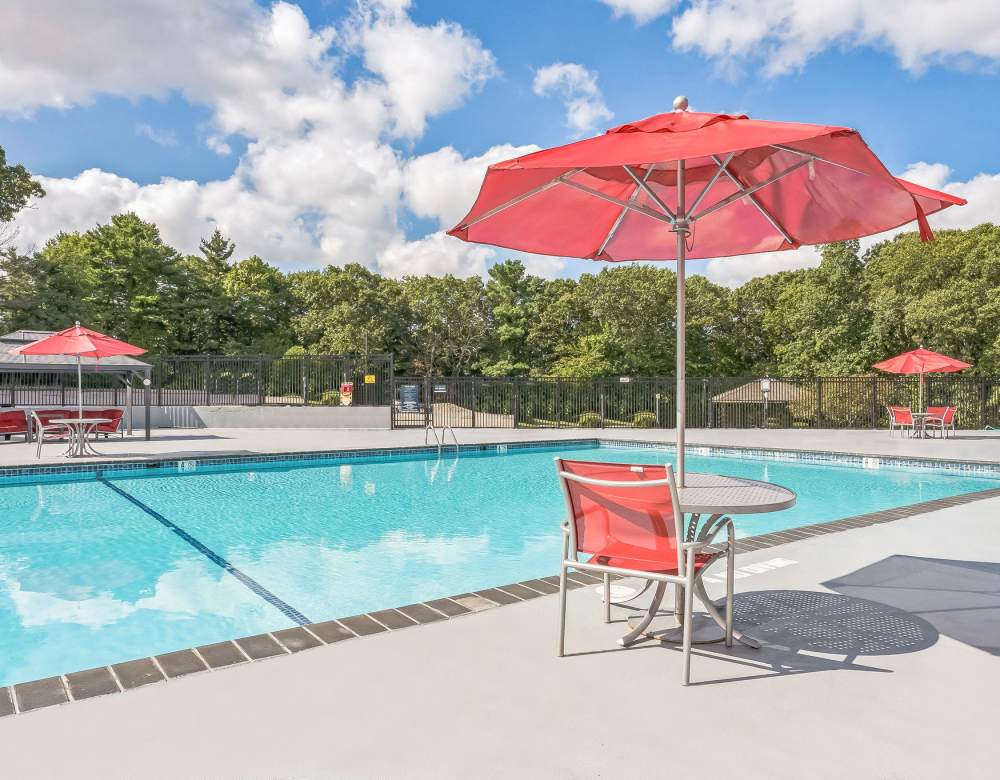 Swimming Pool at Eagle Rock Apartments at MetroWest in Framingham, Massachusetts