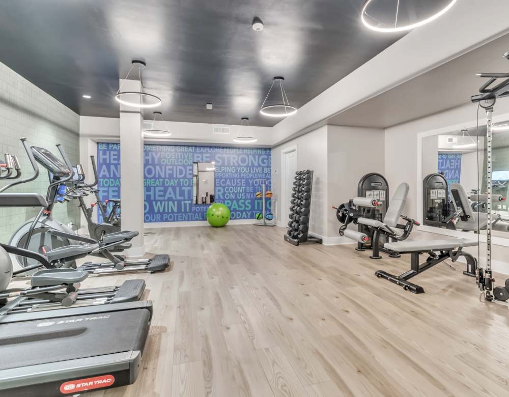 Fitness Center at Merrill House Apartments in Falls Church, Virginia