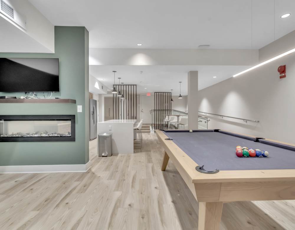 Community Room at Merrill House Apartments in Falls Church, Virginia