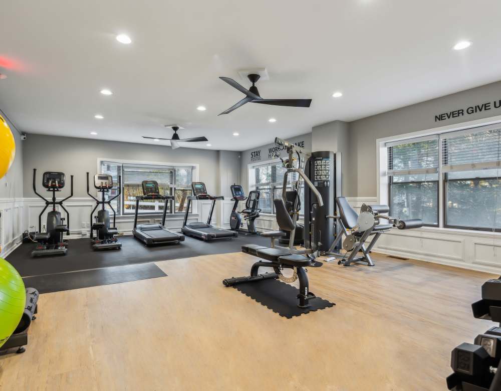 Community gym at Eagle Rock Apartments at Mohegan Lake in Mohegan Lake, New York