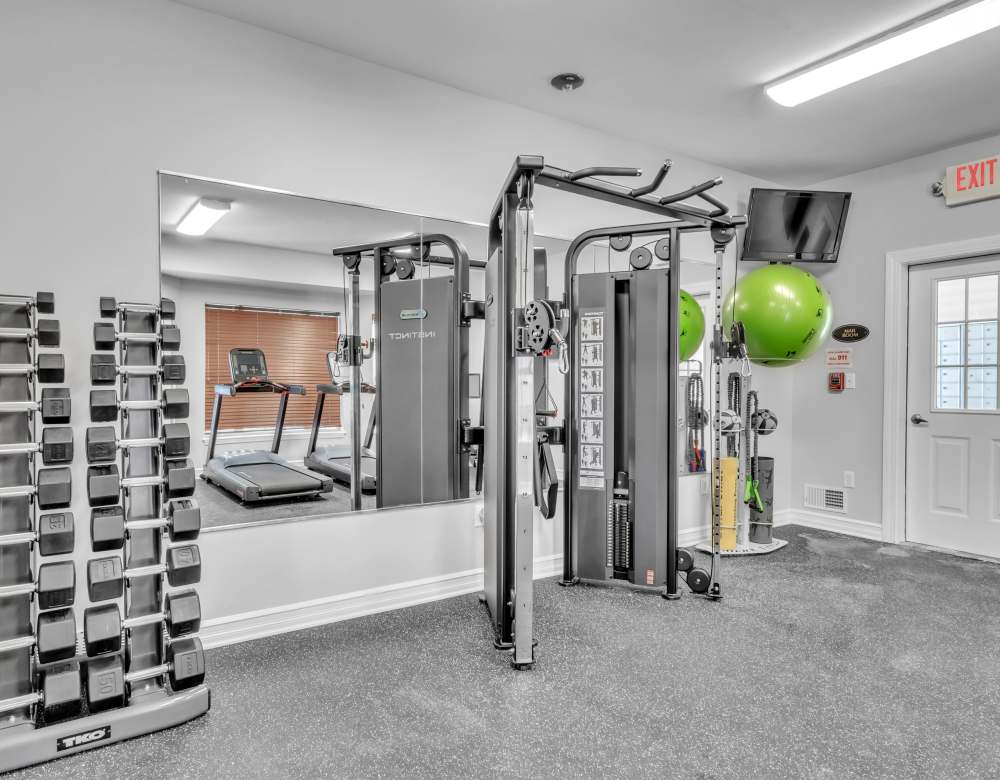 Community Fitness Center at Eagle Rock Apartments & Townhomes at Rensselaer in Rensselaer, New York 