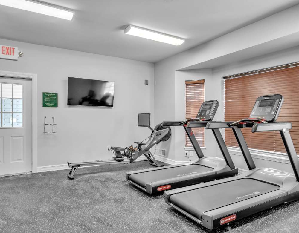 Our Modern Apartments in Rensselaer, New York showcase a Fitness Center