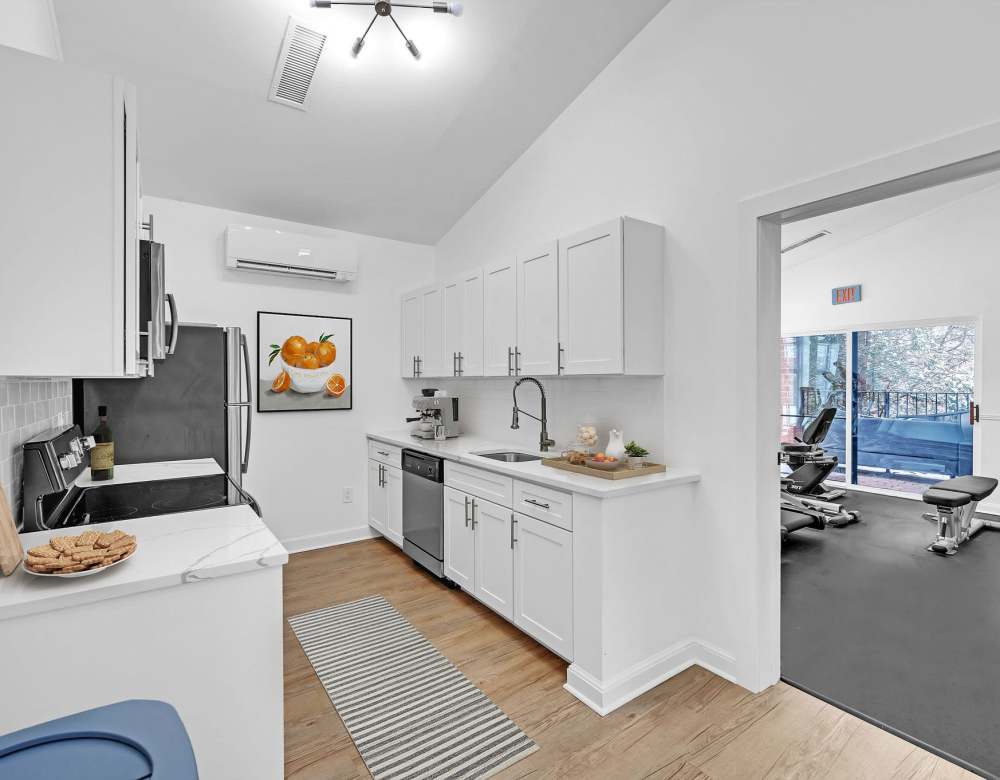 Community Kitchen at Eagle Rock Apartments at Swampscott in Swampscott, Massachusetts