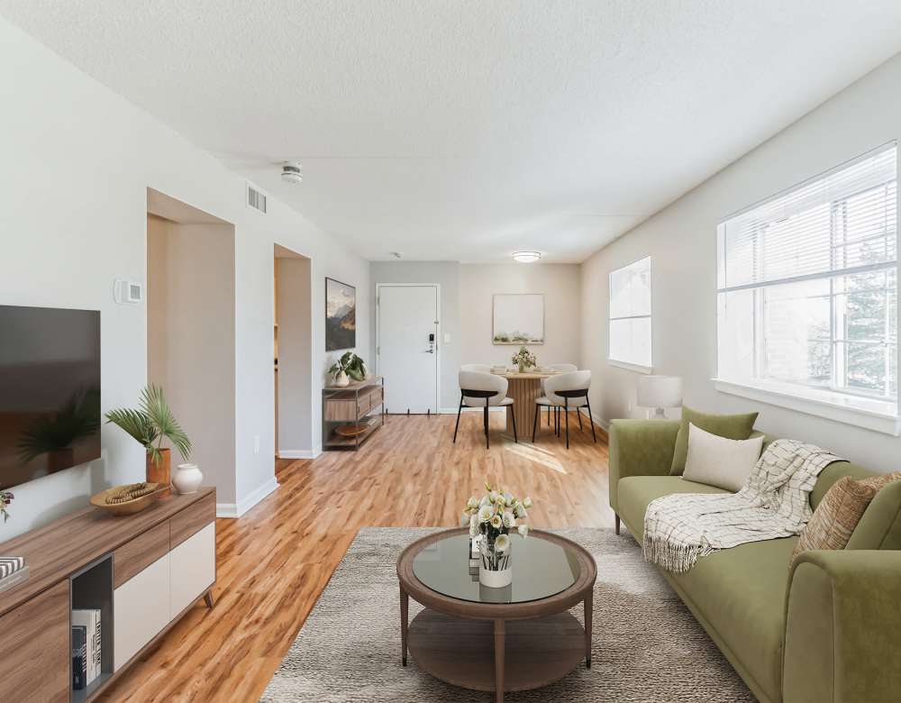 Modern Living Room at Eagle Rock Apartments at Swampscott in Swampscott, Massachusetts