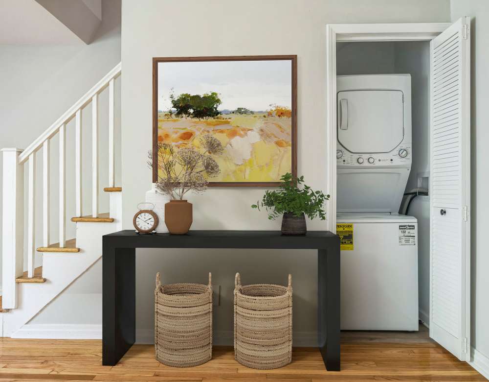 In-unit washer and dryer at Eagle Rock Apartments at Maplewood in Maplewood, New Jersey
