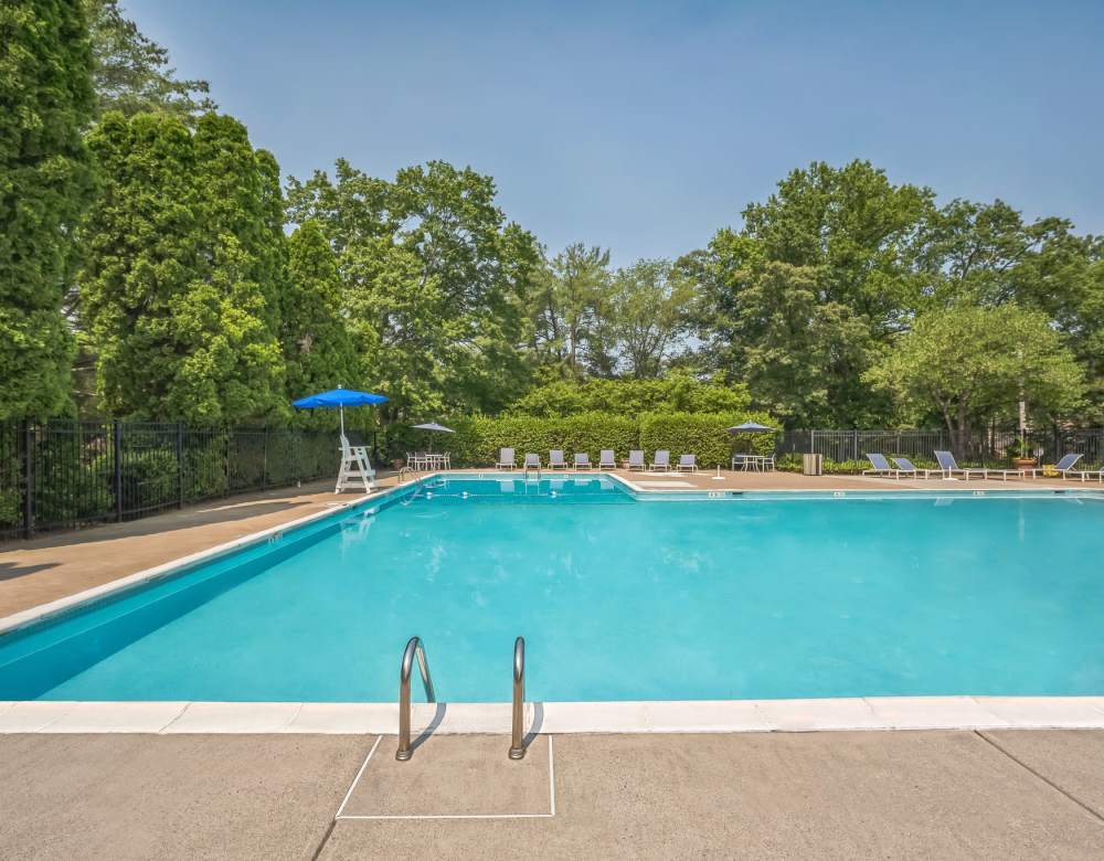 Swimming pool at Eagle Rock Apartments at West Springfield in Springfield, Virginia