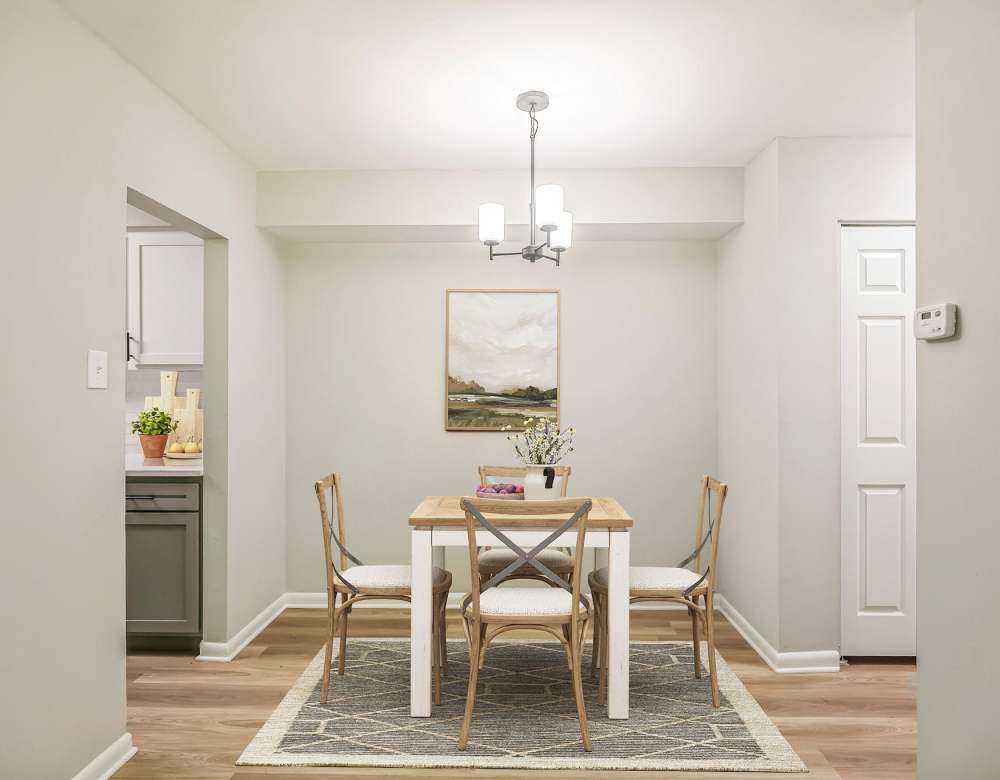Separate Dining Rooms at Ramblewood Village Apartments in Mount Laurel, New Jersey