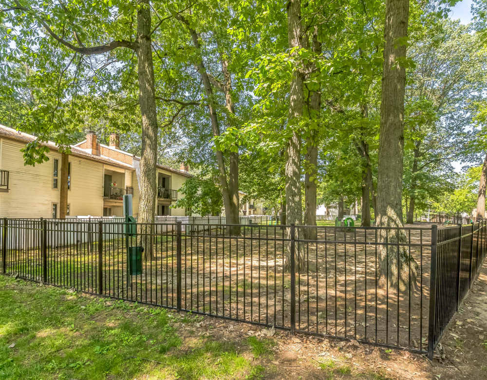 dog park at Ramblewood Village Apartments in Mount Laurel, New Jersey