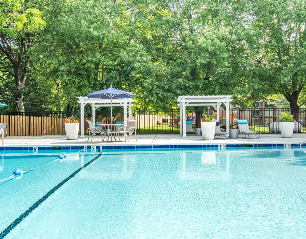 Swimming pool at Eagle Rock Apartments at Bel Air North in Forest Hill, Maryland