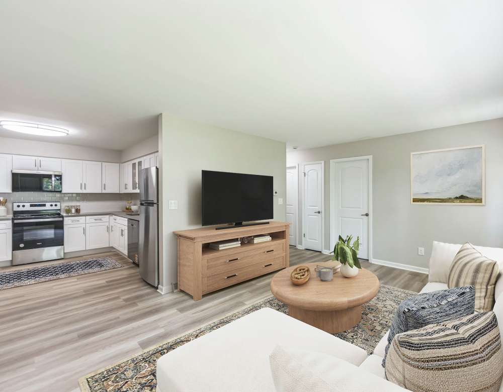 Spacious, modern home interior at Northway Eleven, An Eagle Rock Community in Ballston Lake, New York