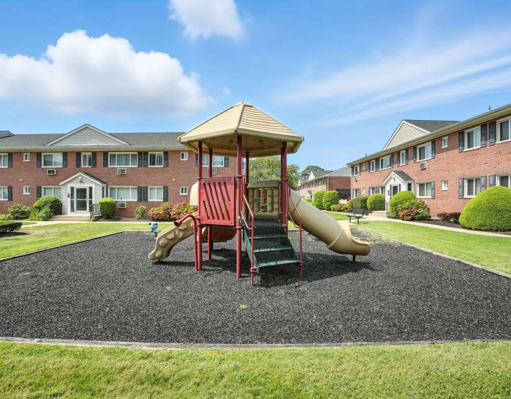 Kid's playground at Mid Island Apartments Bay Shore, New York