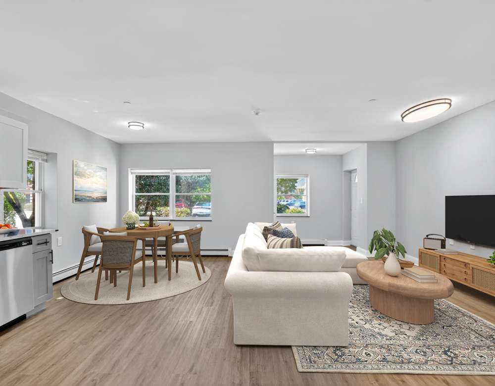 Our Beautiful Apartments in Copiague, New York showcase a Living Room