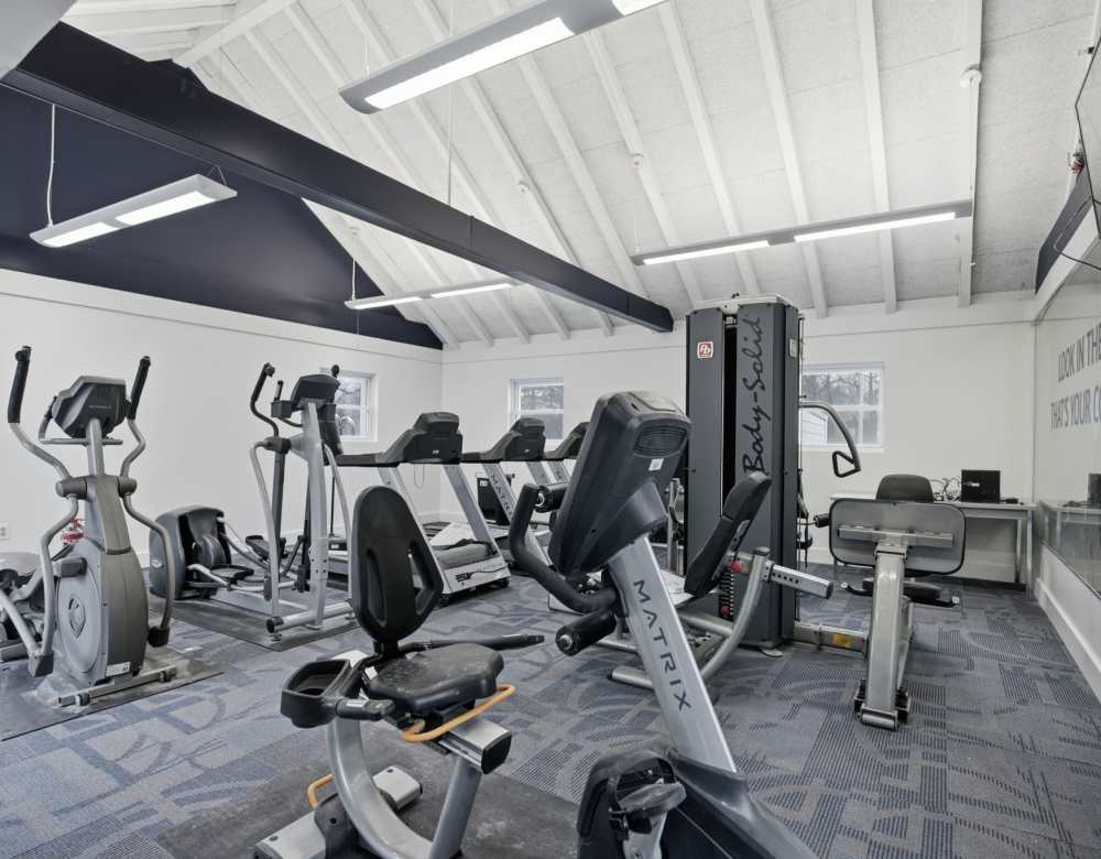 Fitness center at The Woods at Ambler, an Eagle Rock Community in Ambler. PA