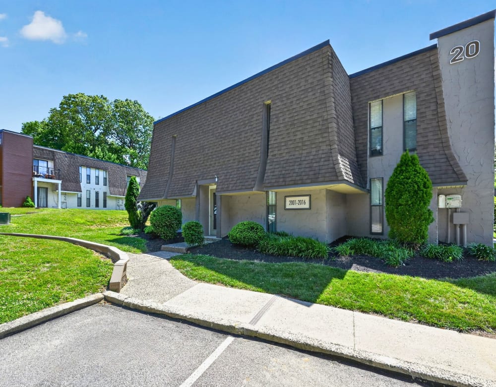 Building exterior at The Woods at Ambler, an Eagle Rock Community in Ambler. PA