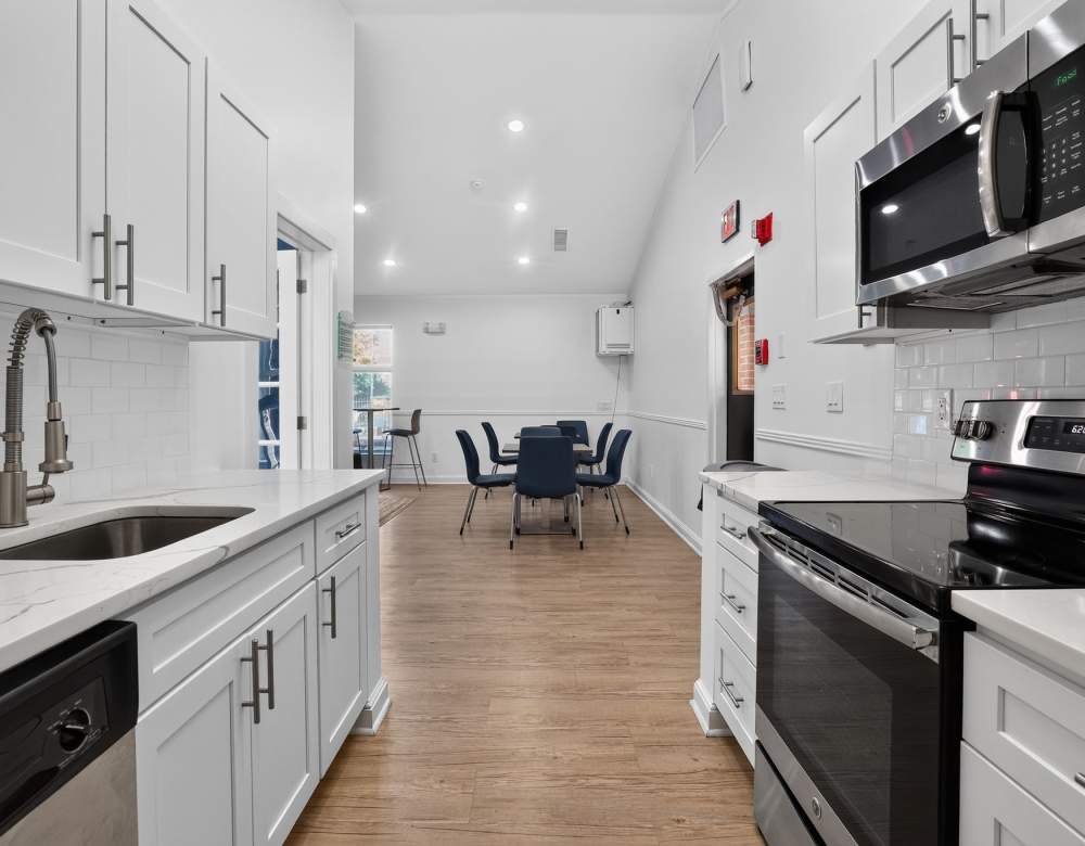 Community Kitchen at Eagle Rock Apartments at Swampscott in Swampscott, Massachusetts
