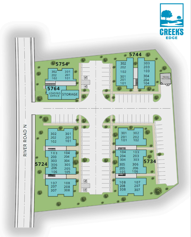 Community map of Creek's Edge in Keizer, Oregon